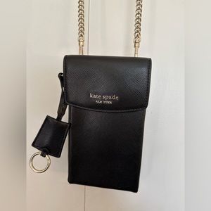 Kate Spade Black Phone Wallet Crossbody